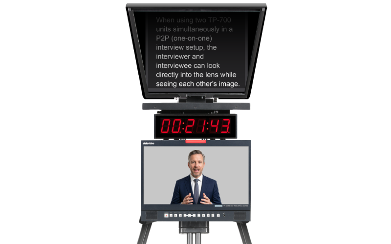 dv Prompter Plus is a full function teleprompter scripting application suitable for Apple and Android devices.