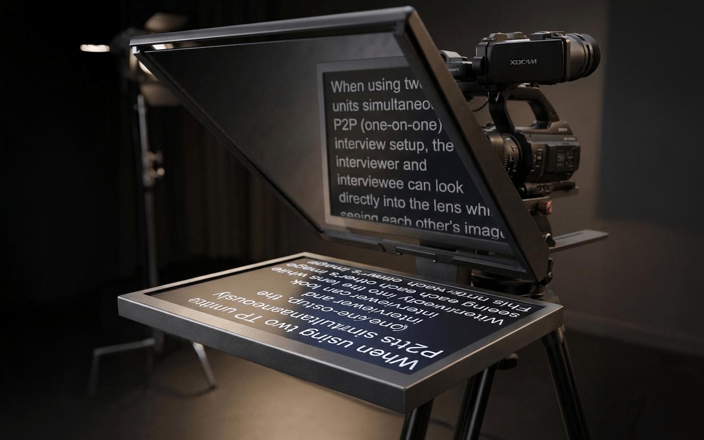 Built in Teleprompter application