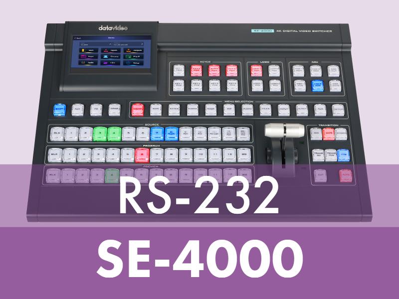 Datavideo SE-4000 RS-232 Control Protocol